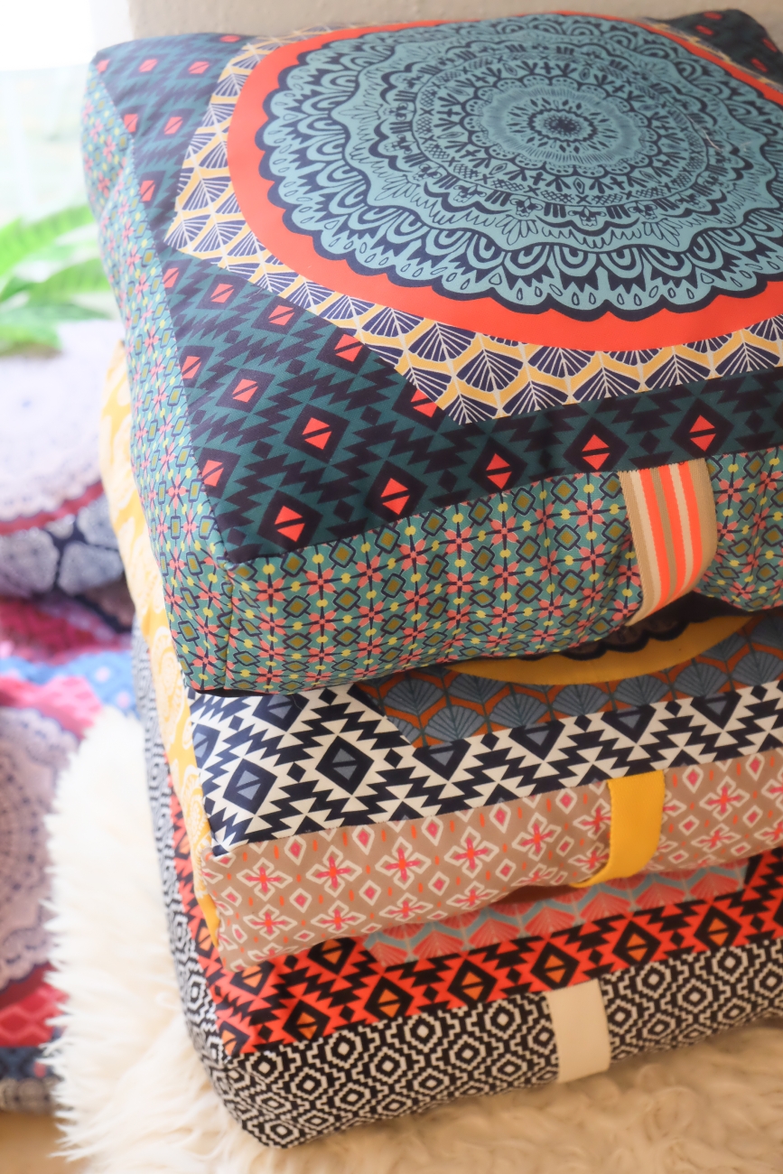 Canvas Swafing -  Pillow Party 2023 - Bunt/Mint - by Jolijou - Panel